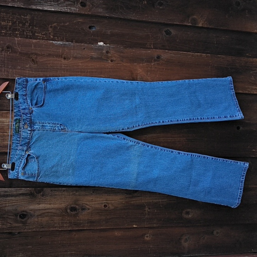 LAUREN RALPH LAUREN Straight Leg High Rise Jeans Size 16